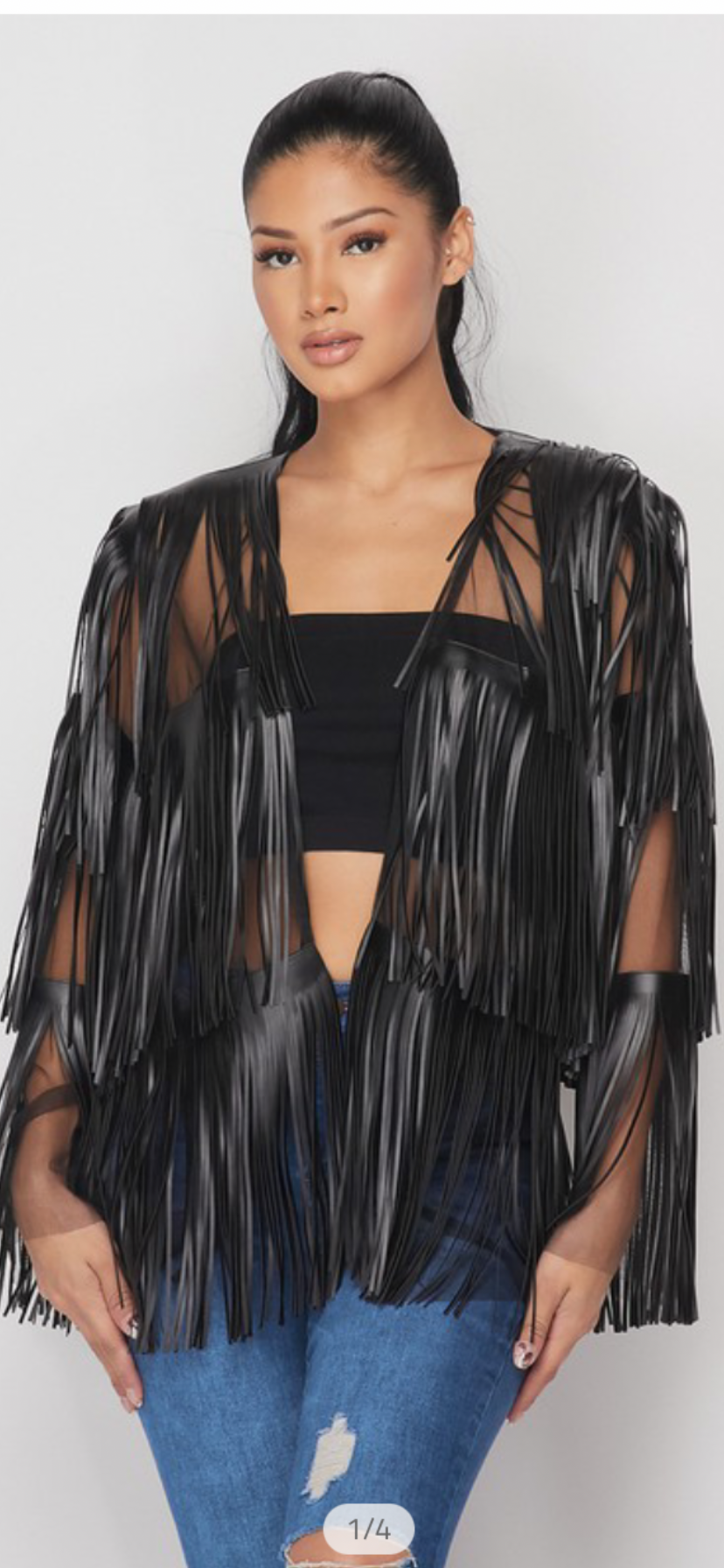 The Barely There Fringe Cardigan