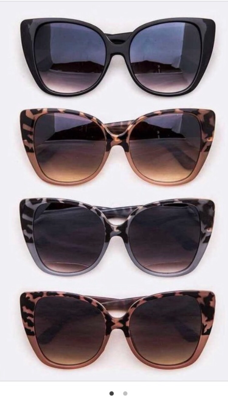 Animal print Cat eye Oversized Sunglasses