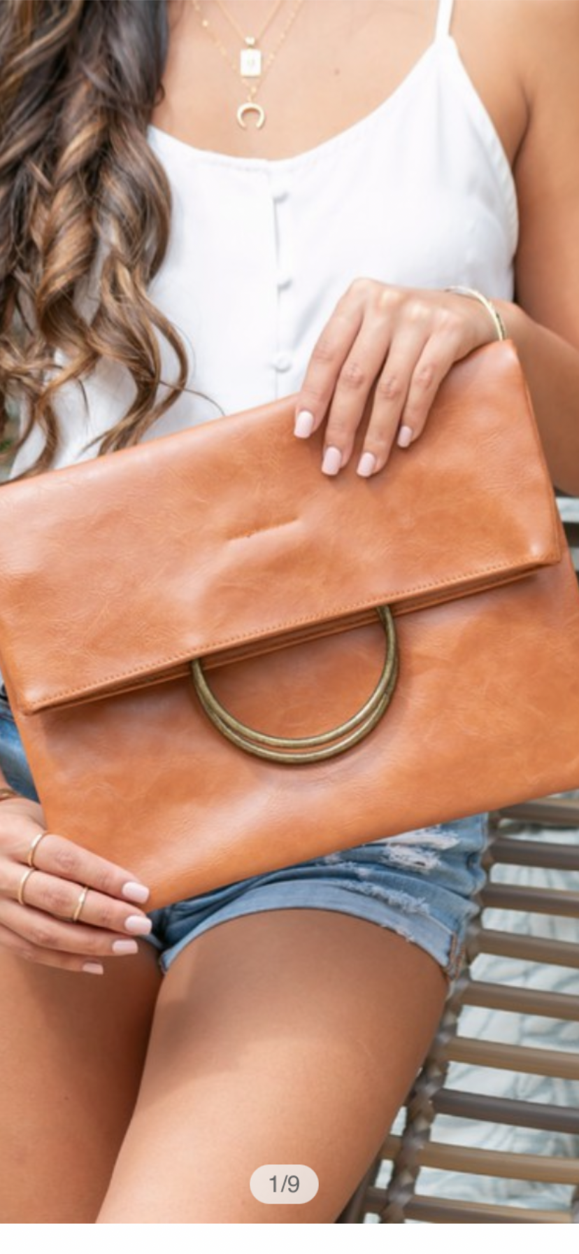 Fold Over, Oversized Clutch