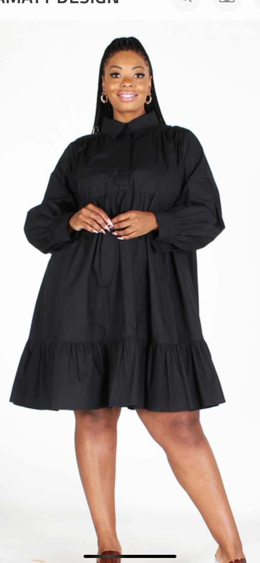 Long Sleeve Babydoll Dress LadyLykeStylez