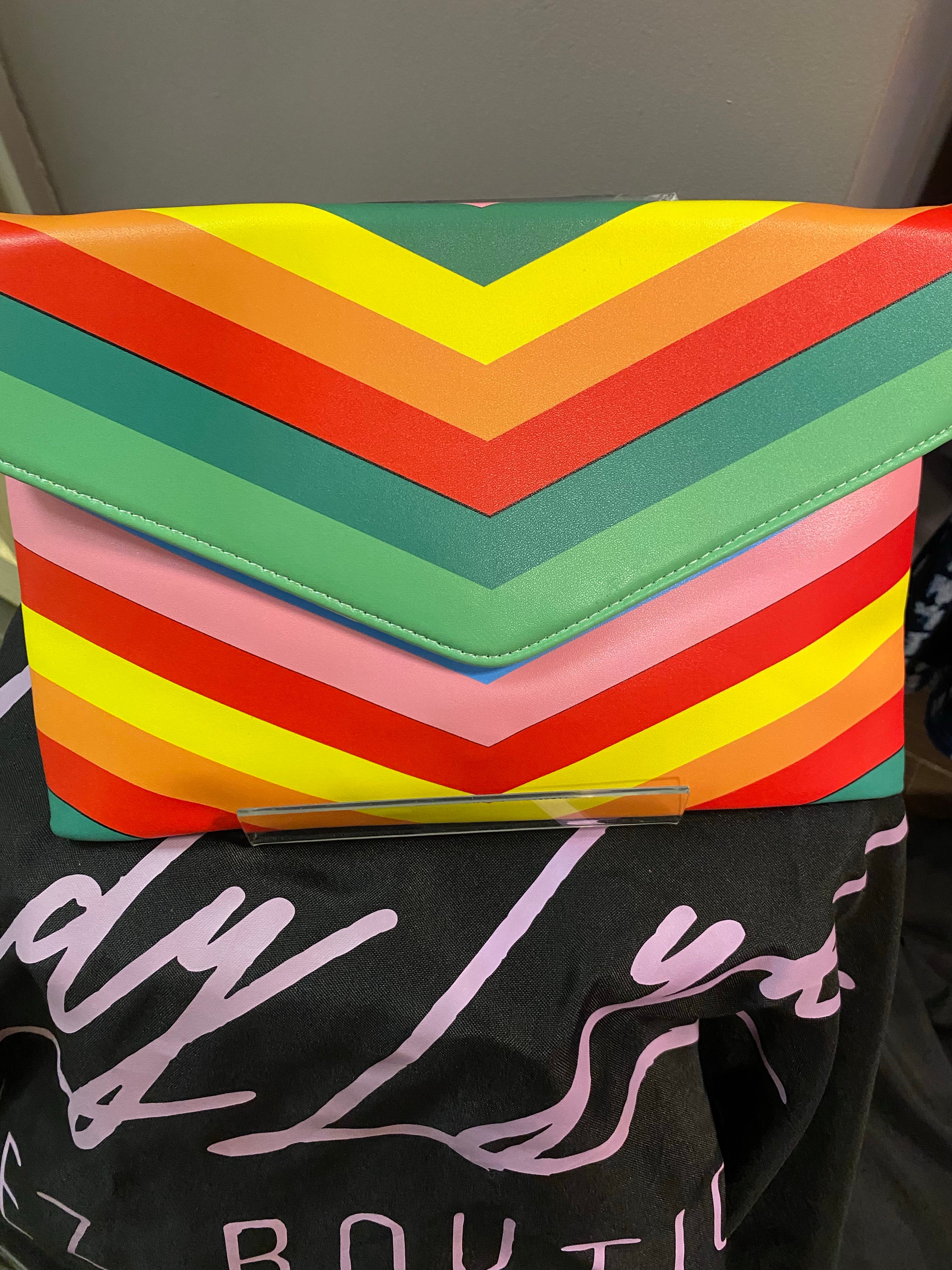 Colorful Envelope Clutch