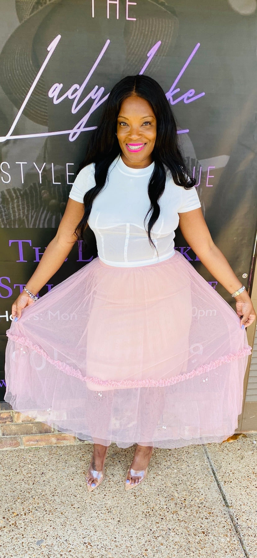 Southern Belle Chiffon Skirt